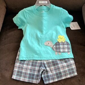 18m short and t’shirt outfit.